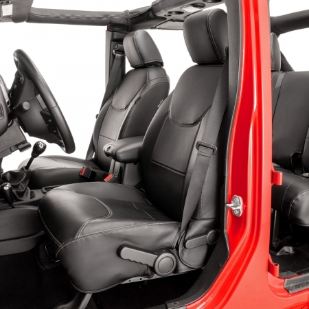 Coprisedili True-Fit Eco‑Leather per Jeep Wrangler JL Unlimited 4 porte