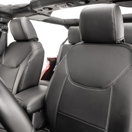 Coprisedili True-Fit Eco‑Leather per Jeep Wrangler JL Unlimited 4 porte