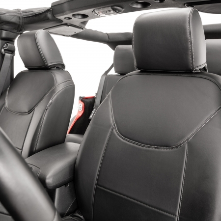 Coprisedili True-Fit Eco‑Leather per Jeep Wrangler JL Unlimited 4 porte 4xe dal 2021 al 2025