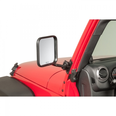 Specchietti Quick Release Quadratec quadrati per Jeep Wrangler TJ e JK