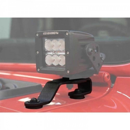 Supporti Go Rhino per faro LED 3x3 per Jeep Wrangler JL, JLU e Gladiator JT dal 2019 in poi