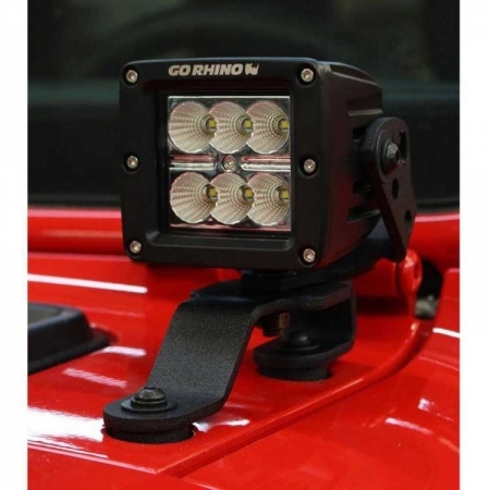 Supporti Go Rhino per faro LED 3x3 per Jeep Wrangler JL, JLU e Gladiator JT dal 2019 in poi