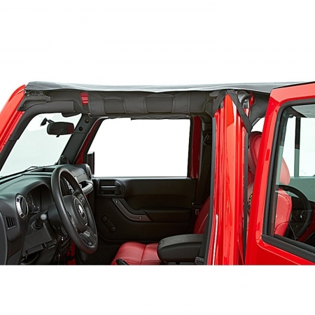 Header Safari Style Bikini Top Jeep Wrangler JKU 4 Porte