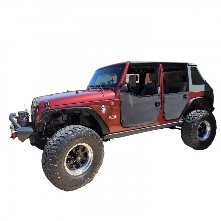 Porte in tela divisibili Bestop per Jeep wrangler JK 07-18