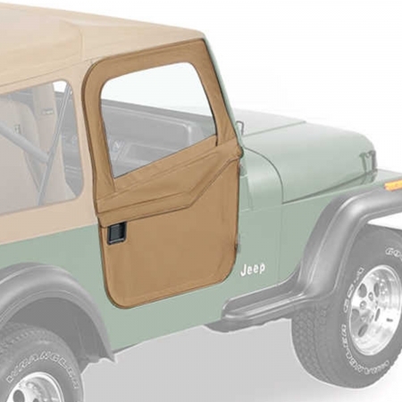 Porte in due pezzi in tela Bestop per Jeep CJ 80-86 e Wrangler YJ 87-95
