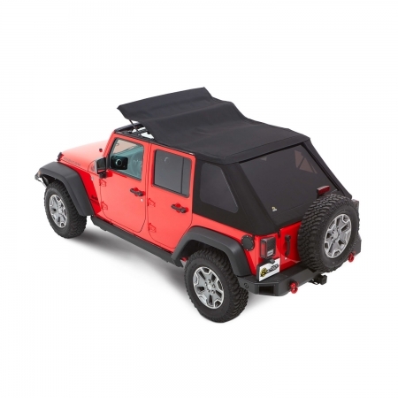 Trektop NX Plus Bestop Black Diamond per Jeep Wrangler JK 4 porte dal 2007 al 2017