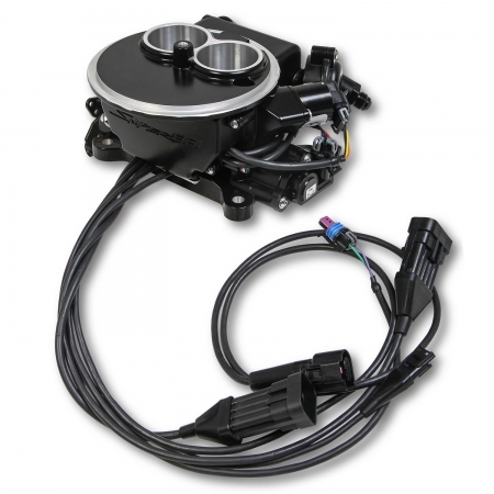 Kit iniezione Holley Sniper EFI 2300 doppio corpo per Jeep CJ a Grand Wagoneer dal 1962 in poi