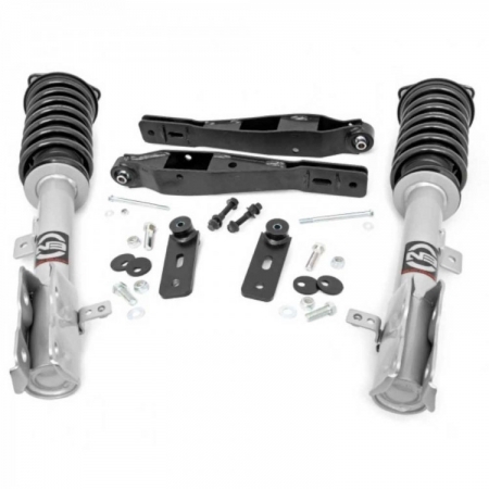 Kit assetto +2 Rough Country per Jeep Compass 11-16 e Patriot 10-17