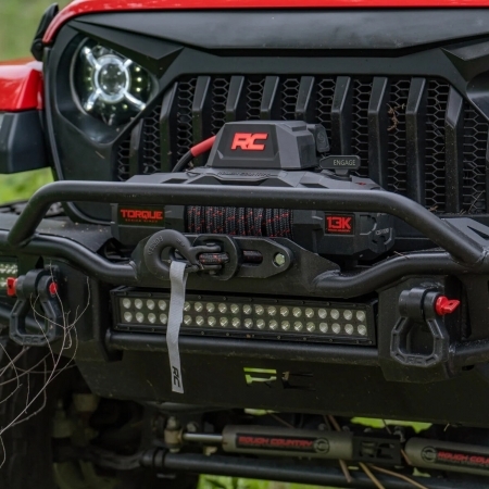 Verricello Rough Country 13,000 Lb Pro Series con cavo sintetico