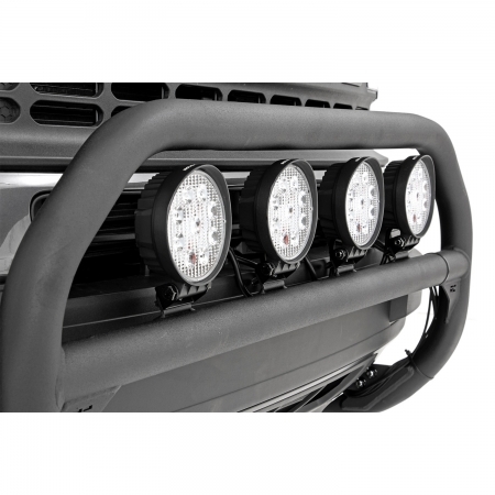 Faretti LED Rough Country 4 rotondi Chrome Series