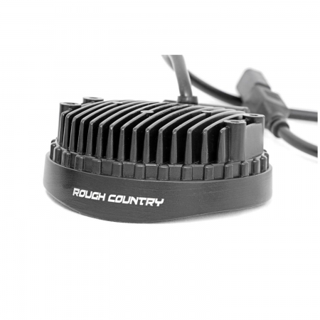 Faretti LED Rough Country 4 rotondi Chrome Series
