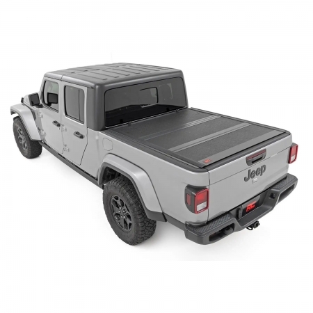 Copri cassone rigido Tri-Fold Rough Country per Jeep Gladiator JT