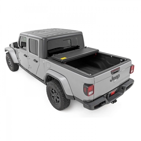 Copri cassone rigido Tri-Fold Rough Country per Jeep Gladiator JT