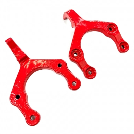Kit ganci rossi OFD per paraurti anteriore Jeep Wrangler JL, JLU 4xe e Gladiator JT dal 2019 in poi