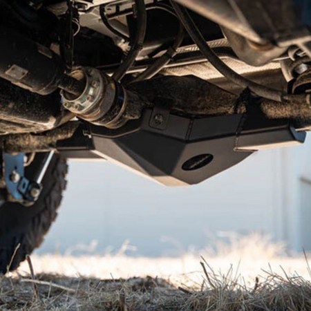 Piastra protezione differenziale Dana 44 posteriore DV8 per Jeep Wrangler JL e JLU e Gladiator JT dal 2018 in poi