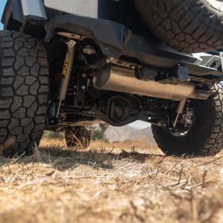 Piastra protezione differenziale Dana 44 posteriore DV8 per Jeep Wrangler JL e JLU e Gladiator JT dal 2018 in poi