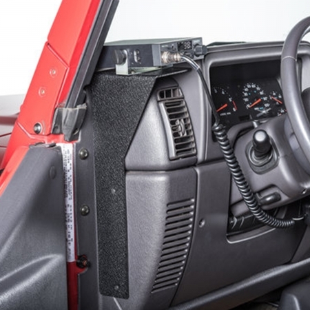 Staffa laterale Rugged Ridge per CB per Jeep Wrangler TJ dal 1997 al 2006