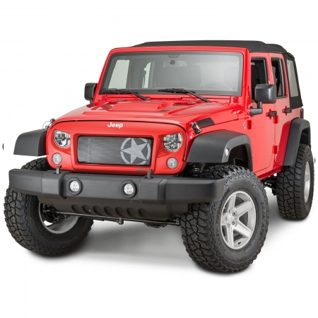 Inserto griglia Star Rugged Ridge per mascherina Spartan per Jeep Wrangler JK e JKU dal 2007 al 2017
