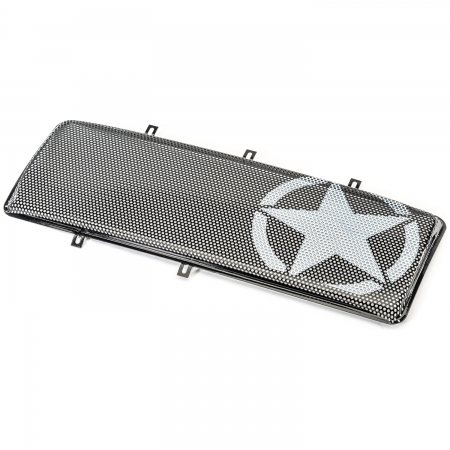 Inserto griglia Star Rugged Ridge per mascherina Spartan per Jeep Wrangler JK e JKU dal 2007 al 2017