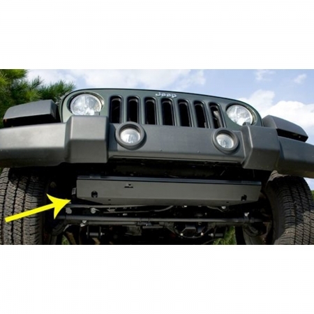 Piastra paratiranteria per Jeep Wrangler JK e JKU dal 2007 al 2017
