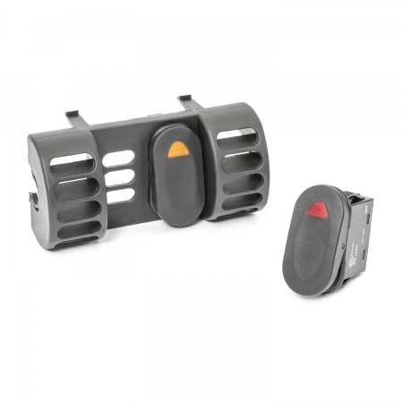 Supporto interruttori Rugged Ridge per Jeep Wrangler TJ dal 1997 al 2006