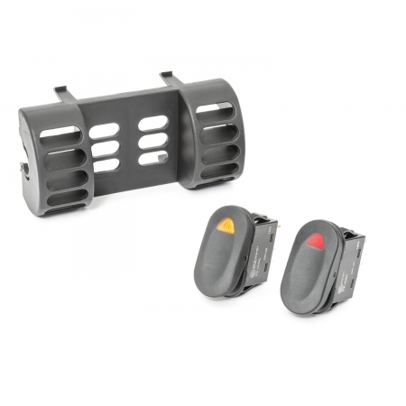 Supporto interruttori Rugged Ridge per Jeep Wrangler TJ dal 1997 al 2006