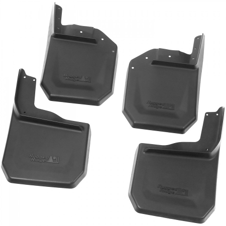 Kit 4 paraspruzzi Rugged Ridge per Jeep Wrangler JK e JKU dal 2007 al 2017