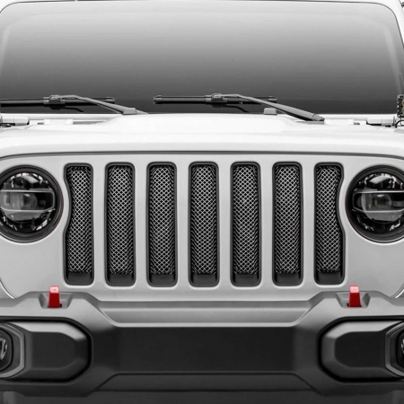 Griglia radiatore T-Rex in acciaio inox per Jeep Wrangler JL, JLU e Gladiator JT dal 2019 al 2023