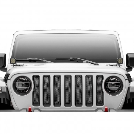 Griglia radiatore T-Rex in acciaio inox per Jeep Wrangler JL, JLU e Gladiator JT dal 2019 al 2023