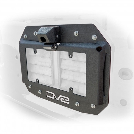 Kit Eliminazione Ruota di Scorta DV8 Offroad con Supporto Targa per Jeep Wrangler JL e JLU dal 2019 in poi