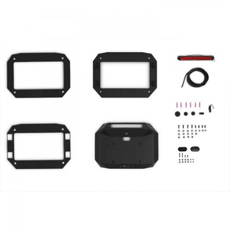 Piastra di Copertura e Eliminazione Ruota di Scorta DV8 Offroad per Jeep Wrangler JL e JLU dal 2019 al 2023