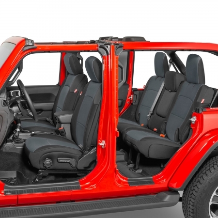 Copri sedili Quadratec Diver Down Neoprene per Jeep Wrangler JL 4Xe Plug-in Hybrid 2021 in poi