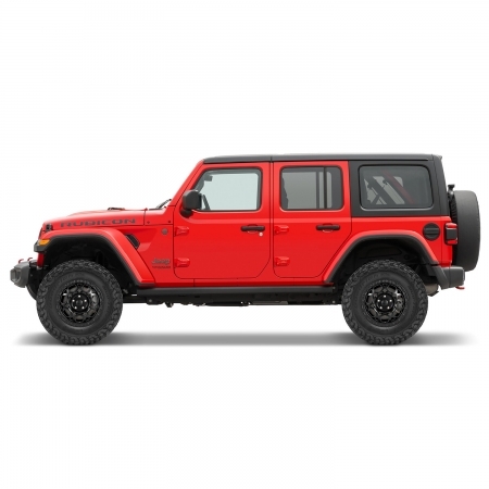 Cerchio Lynx Hangfire 17x8.5 &ndash; Satin Black per Jeep Wrangler & Gladiator dal 2007 in poi