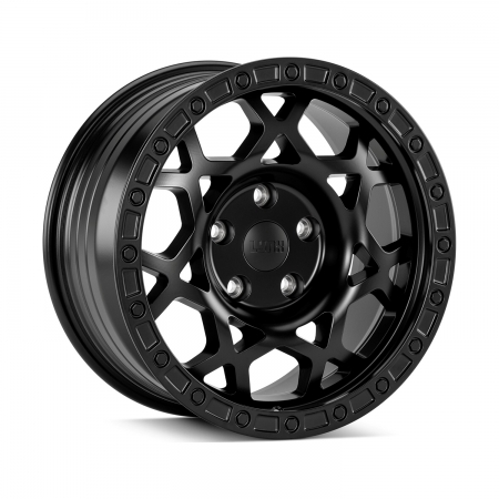 Cerchio Lynx Hangfire 17x8.5 &ndash; Satin Black per Jeep Wrangler & Gladiator dal 2007 in poi