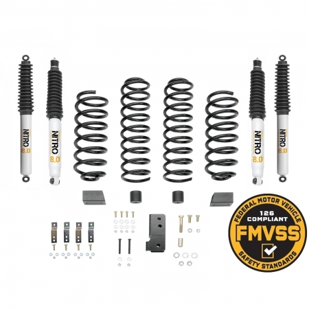 Assetto Quadratec Maximum Duty 2.5 per Jeep Wrangler JKU 4 porte 07-18