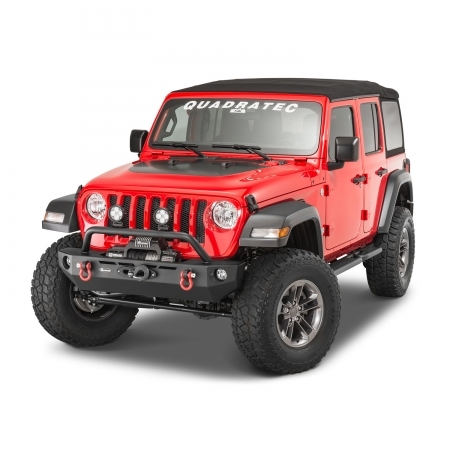 Paraurti Anteriore Quadratec QRC Stubby per Jeep Wrangler JL e Gladiator JT 2018 in poi