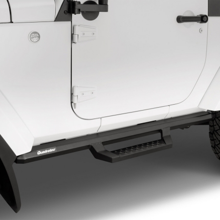 Pedane laterali Quadratec QRC Drop Step per Jeep Wrangler JK 2 porte