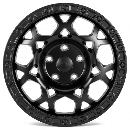 Cerchio Lynx Hangfire 17x8.5 Satin Black per Jeep Wrangler JK, JL, Gladiator JT dal 2007 in poi