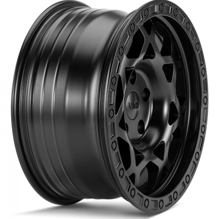 Cerchio Lynx Hangfire 17x8.5 Satin Black per Jeep Wrangler JK, JL, Gladiator JT dal 2007 in poi