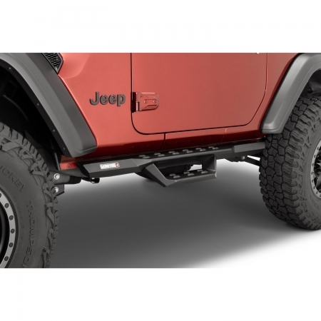 Pedane Laterali Carnivore Dominion Drop Steps per Jeep Wrangler JL 2 Porte 2019 in poi