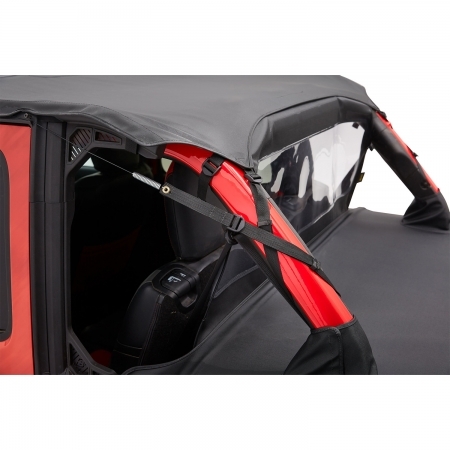 Cable Style Safari Bikini Top Bestop per Jeep Wrangler JLU 4 porte dal 2019 in poi