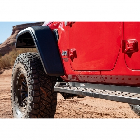 Pedane Laterali Carnivore per Jeep Wrangler JL Unlimited 4 Porte 2018 in poi