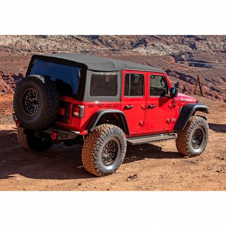 Pedane Laterali Carnivore per Jeep Wrangler JL Unlimited 4 Porte 2018 in poi