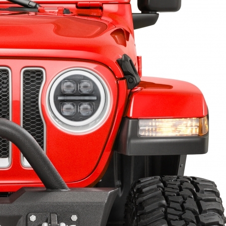 Fari LED Projector Quadratec STEALTH 9&rdquo; per Jeep Wrangler JL e Gladiator JT 2019 in poi