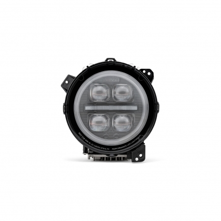 Fari LED Projector Quadratec STEALTH 9&rdquo; per Jeep Wrangler JL e Gladiator JT 2019 in poi