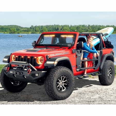 Fari LED Projector Quadratec STEALTH 9&rdquo; per Jeep Wrangler JL e Gladiator JT 2019 in poi