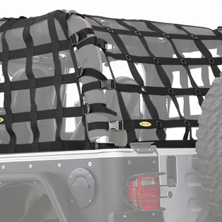 Rete Cargo Posteriore CRES v2 per Jeep Wrangler JKU 4 porte - Immagine 2