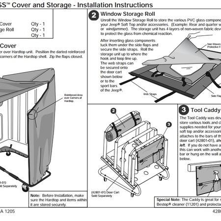 Cover per hard top Jeep CJ e Wrangler fino al 2006
