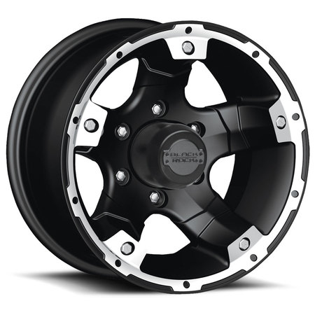 Cerchio in lega 900 Viper 17x8 nero opaco