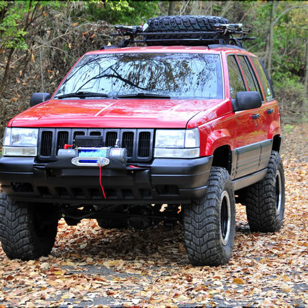 Piastra porta verricello per Grand Cherokee ZJ